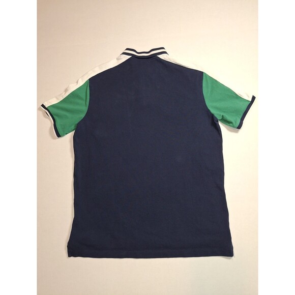 Polo Ralph Lauren Men's Medium Cruise Navy Multi Classic-Fit Big Pony Polo Shirt - Picture 9 of 9